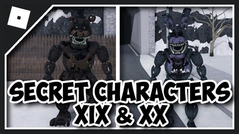 How to Get Secret Characters XIX & XX in Fredbear's .